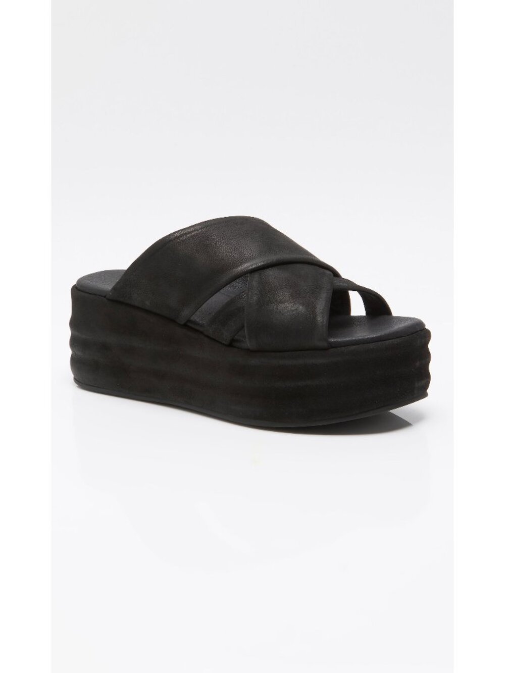 FREE PEOPLE Wanderbay Flatform Sandals / Black - Picture 9 of 14